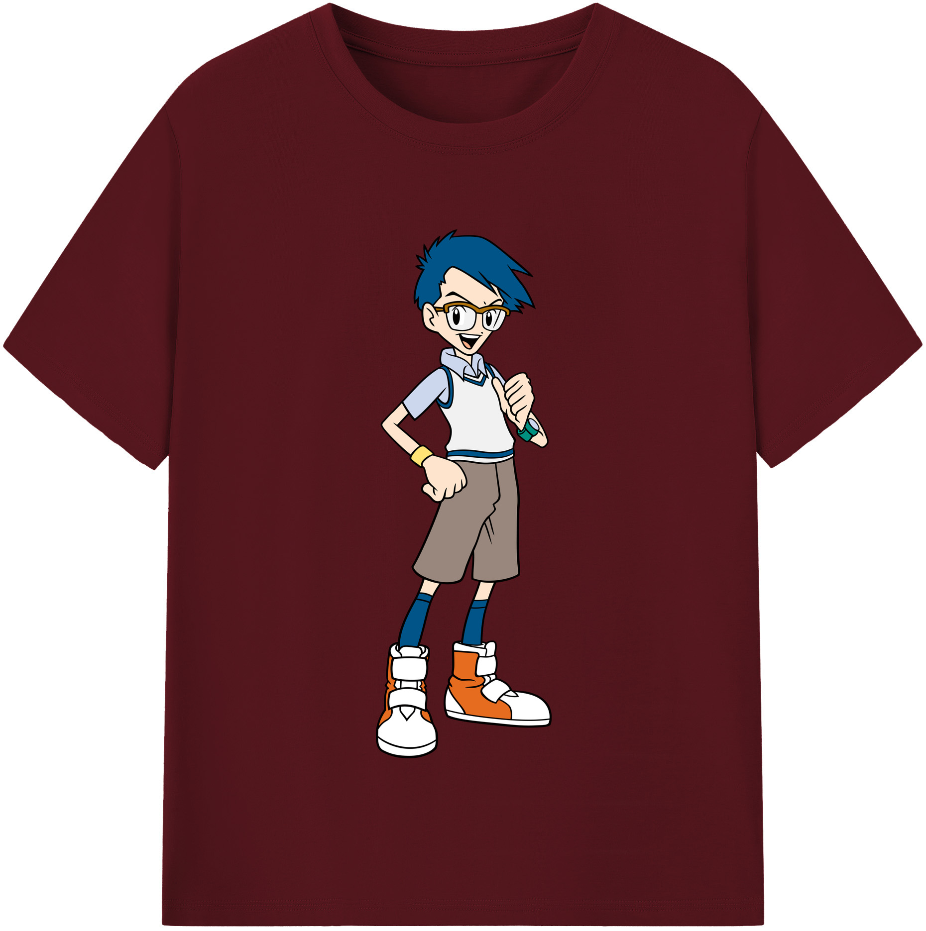 （画像用） Digimon デジタルモンスター/デジモン 綿100％半袖Tシャツ（フロントプリント）